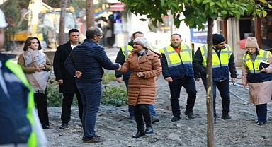 Çarşı İçi Çalışmalar Hız Kesmeden Devam Ediyor