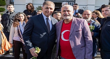 Özgür Özel ve Başkan Tugay Hatay'da 